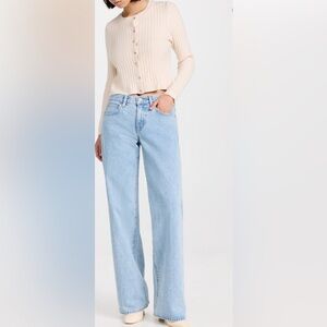 SLVRLAKE Mica Jeans. Size 28. Clear Skies color.